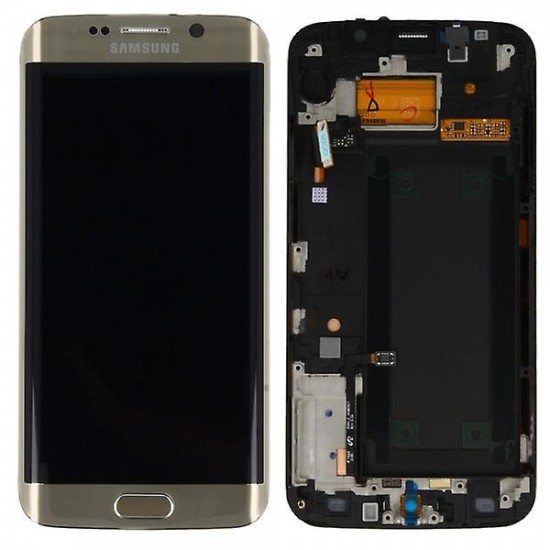 TOUCH+DISPLAY+FRAME SAMSUNG GALAXY S6 EDGE G925 (SERVICE PACK GH97-17162C) DOURADO TOUCH+DISPLAY+FRAME SAMSUNG GALAXY S6 EDGE G925 (SERVICE PACK GH97-17162C) DOURADO